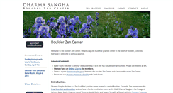 Desktop Screenshot of boulderzen.org